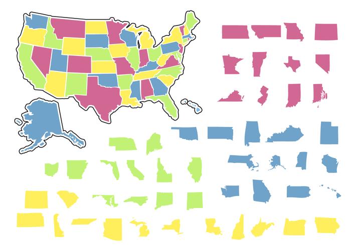 700x490 Color State Outline
