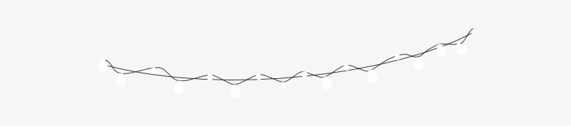 820x182 String Of Christmas Lights Clipart Png Download