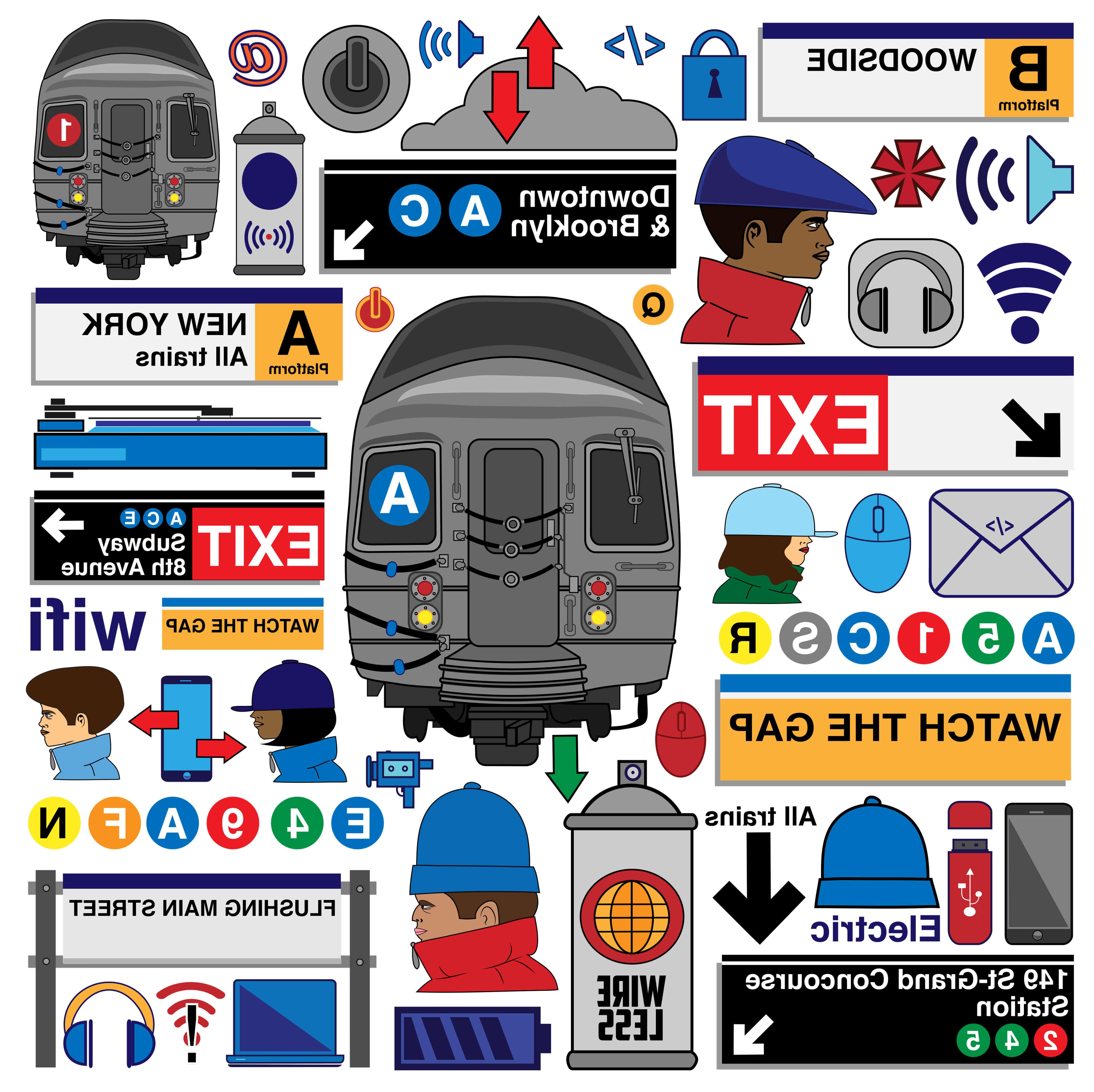 4000x3994 Top Ny Subway Train Vector Pictures Free Vector Art, Images