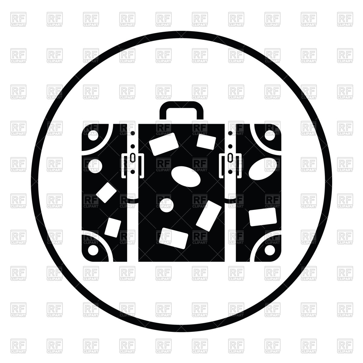 1200x1200 Suitcase Icon Vector Image Of Signs, Symbols, Maps Angelp