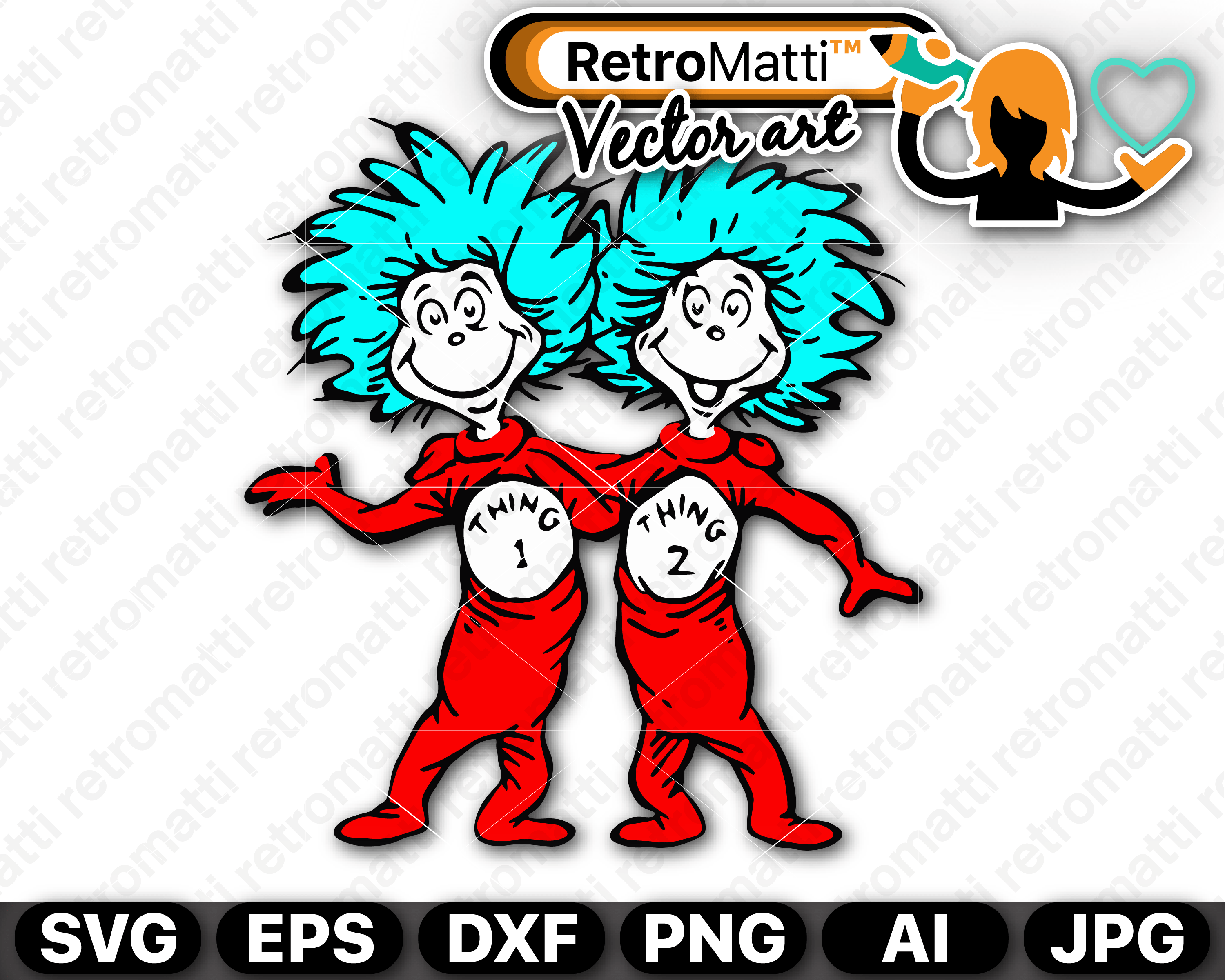 3000x2401 Thing Thing Seussian Retromatti