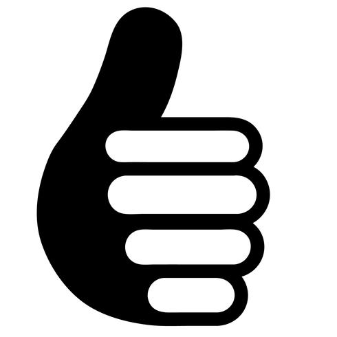 490x490 Thumbs Up Vector