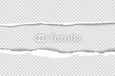 400x267 Torn Paper Edges, Background Seamless Horizontally Texture, Vector
