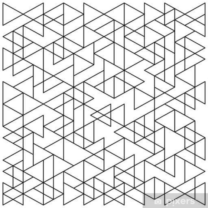 700x700 Seamless Triangle Pattern Geometric Background Vector Abstract