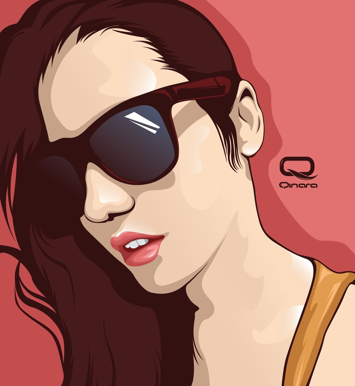 1240x1346 Tutorial Vector Portrait Adobe Illustrator Coreldraw