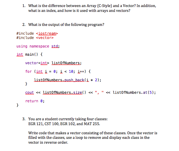588x496 Solved What Is The Difference Between An Array