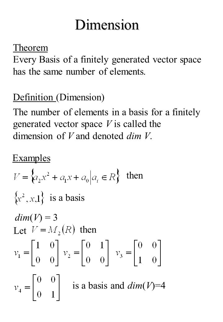 720x1039 Vector Spaces A Set V Is Called A Vector Space Over A Set K