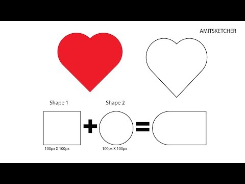 480x360 Easy Basic Shapes Vector Heart Making Icon Tutorial In Illustrator