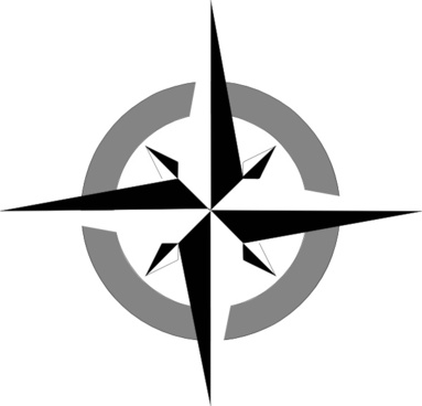 383x368 North Arrow Compass Free Vector Download