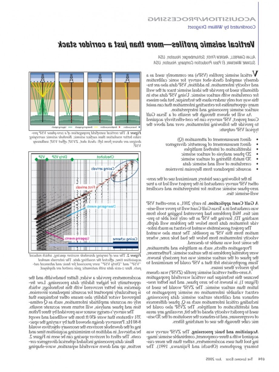 921x1228 Vertical Seismic Profiles More Than Just A Corridor Stack Soidergi