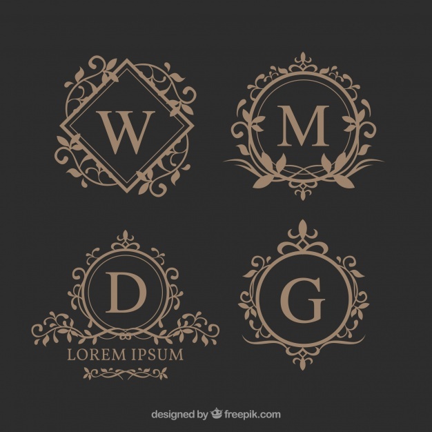626x626 Monogram Vectors, Photos And Free Download