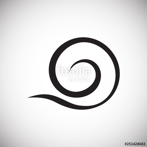 500x500 Wind Icon On White Background For Graphic And Web Design, Modern