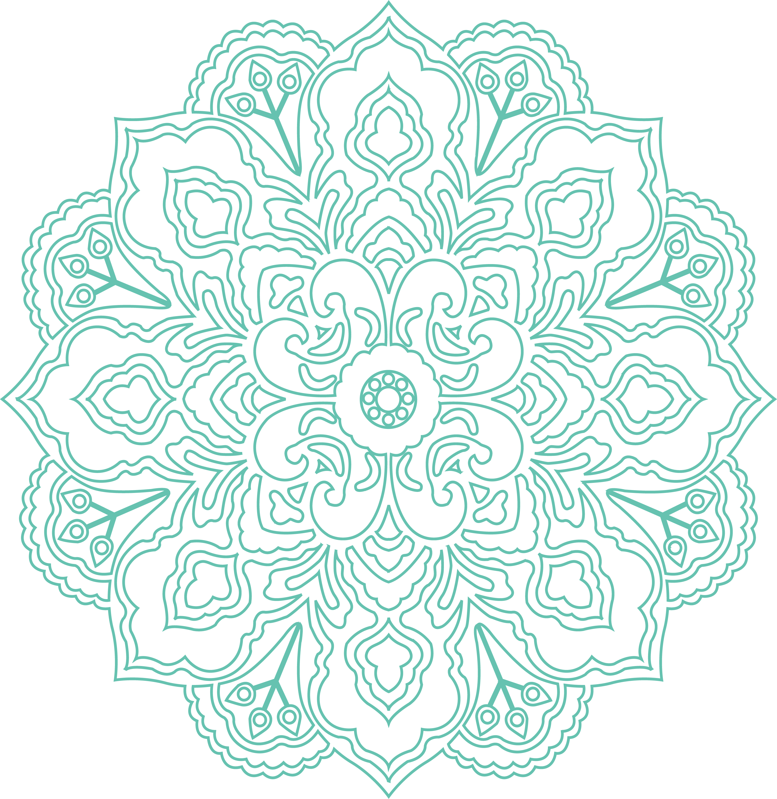 2995x3083 Download Yoga Patterns Pattern Peppermint Euclidean Vector Green