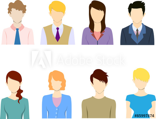 500x381 Flat Business People Icon,  Flat Icon, Avatar