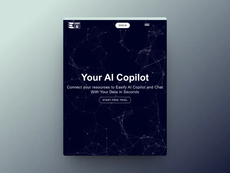 Easify AI - Easify AI: Revolutionizing Data Analytics with Natural Language