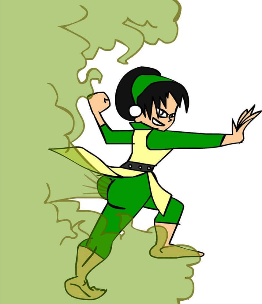 Ninja Cartoon Pouvoir De Pétard Fond d'écran