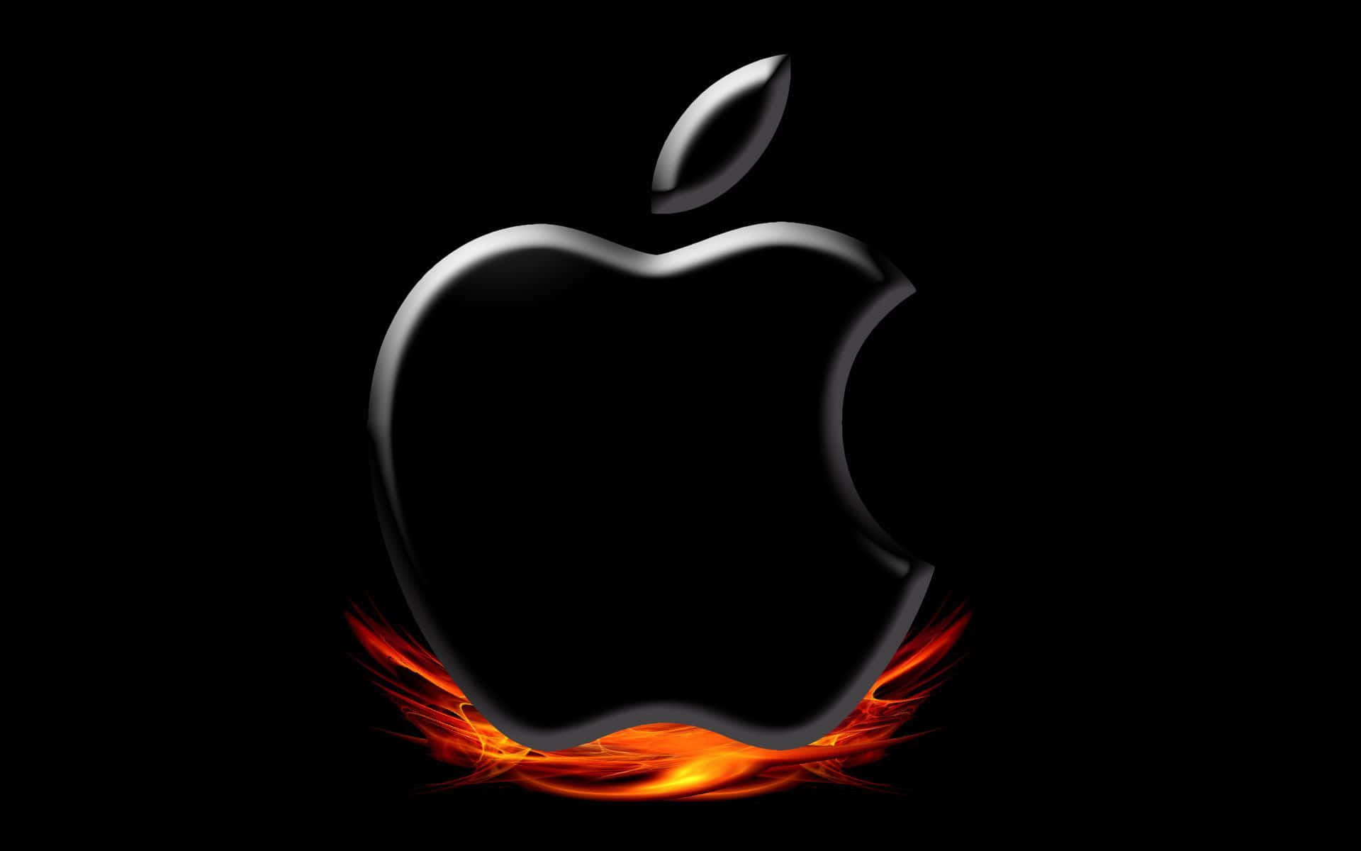 Logo Mac Cool Avec Effet De Feu Fond d'écran