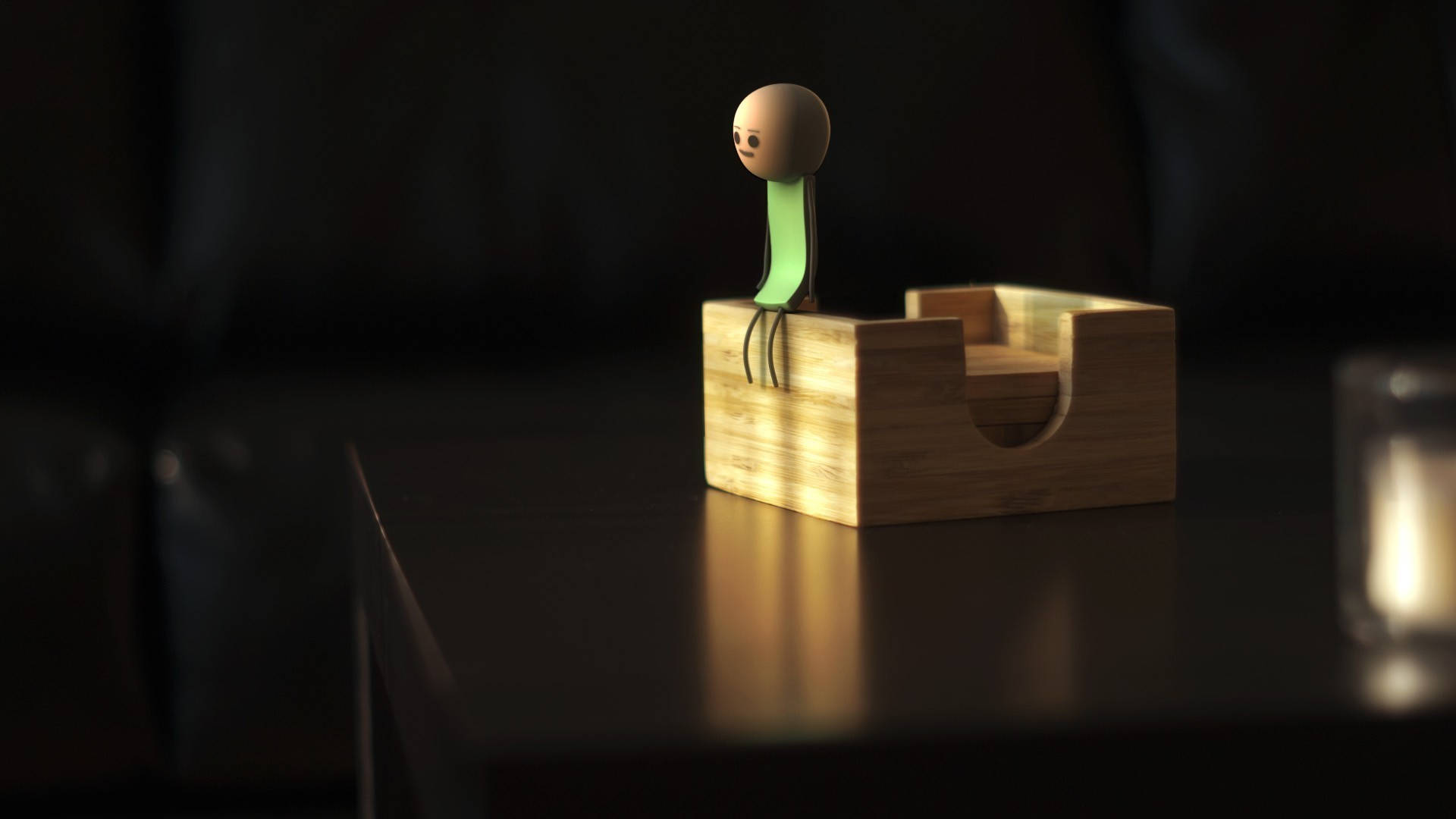 Cyanide Och Happiness 3d Greenshirt. Wallpaper