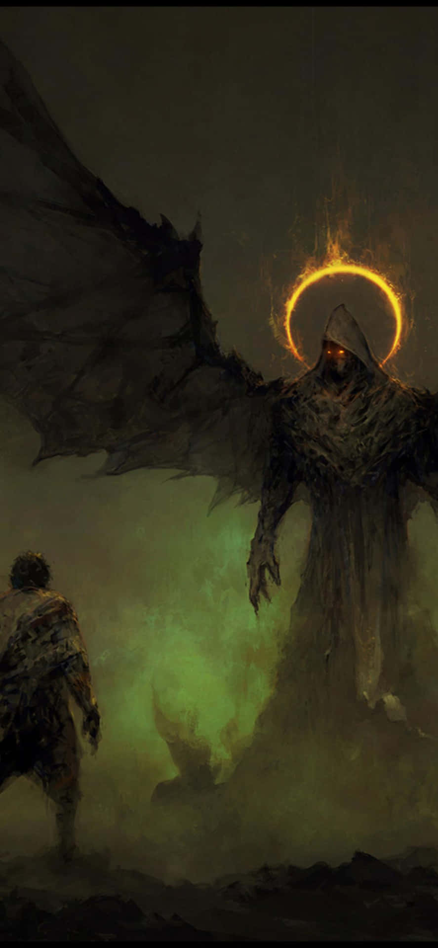 Gør dig klar til ekstrem ydeevne og kraft med Demon's iPhone Wallpapers. Wallpaper