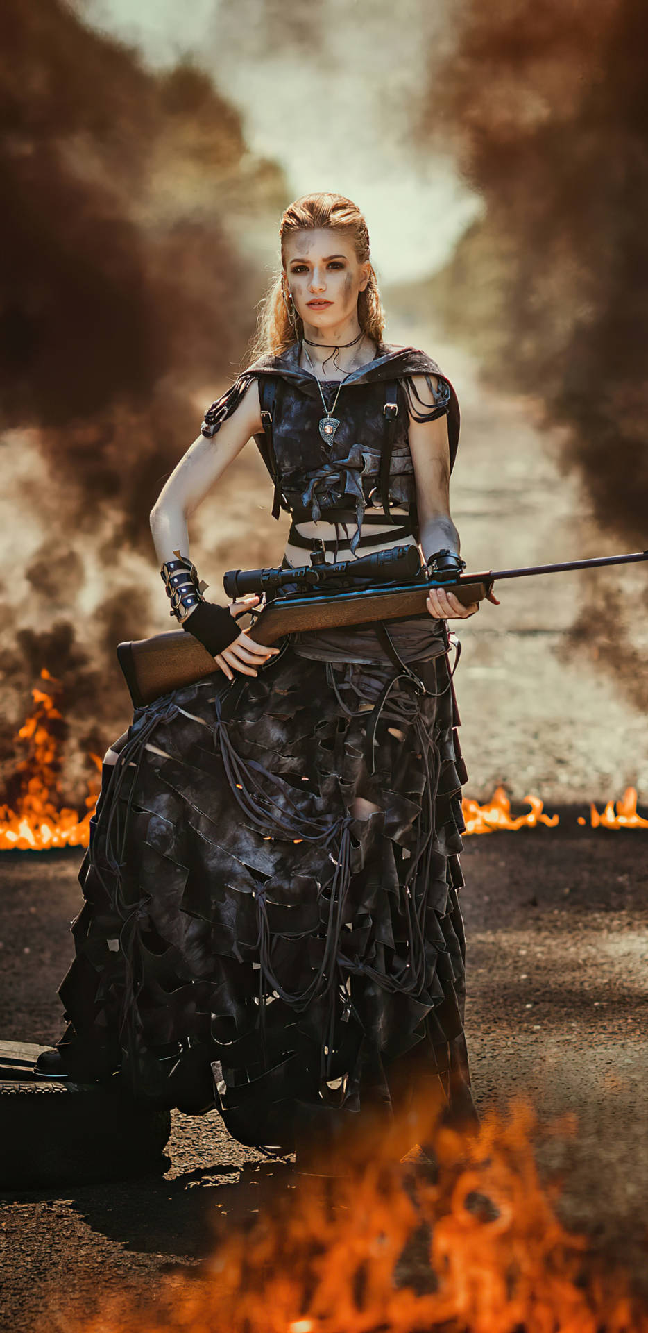 Gioco Android Girl On Fire Sfondo