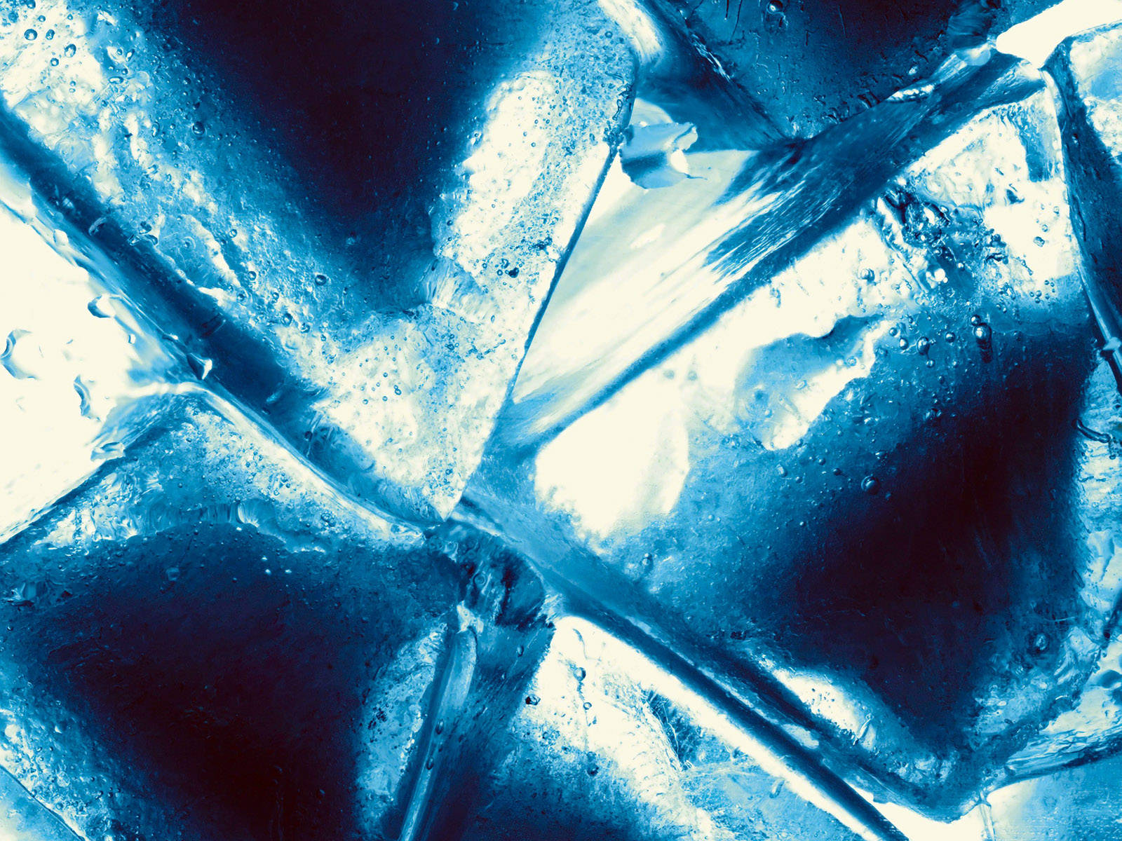 Ice Cube Hvidt Lys Wallpaper