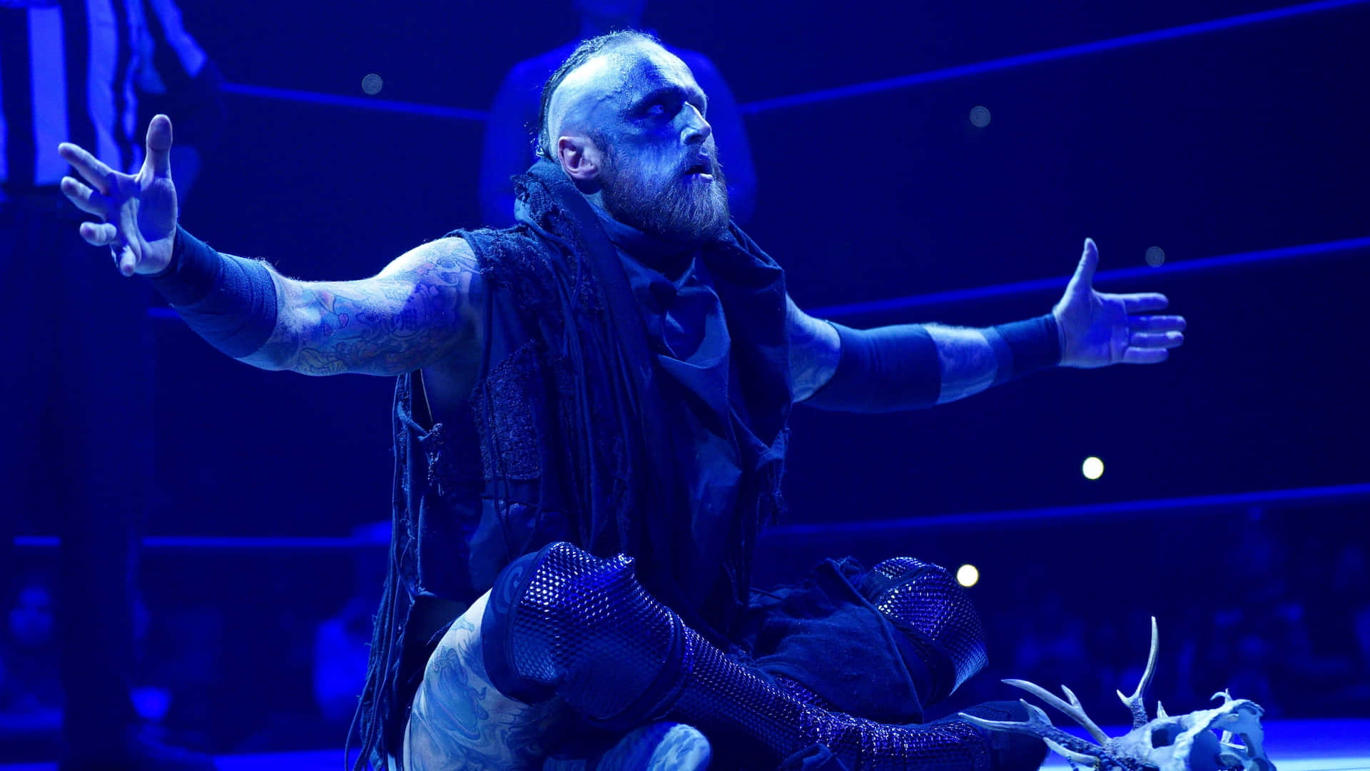 L'ingressotrionfante Di Malakai Black, Stella Di Aew, All'evento Dynamite 2022. Sfondo