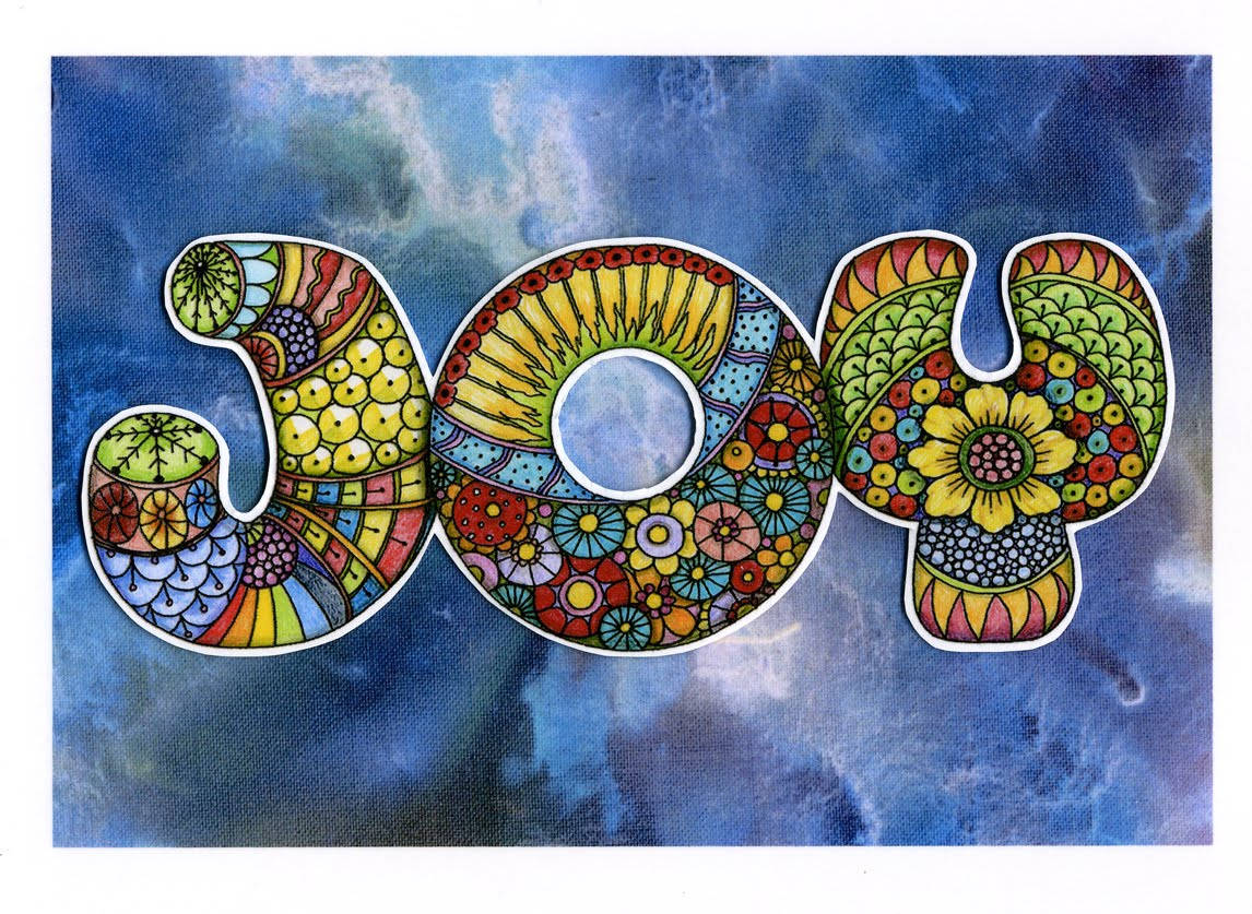 Mosaiikkinen Ilo Sanamerkki Taustakuva