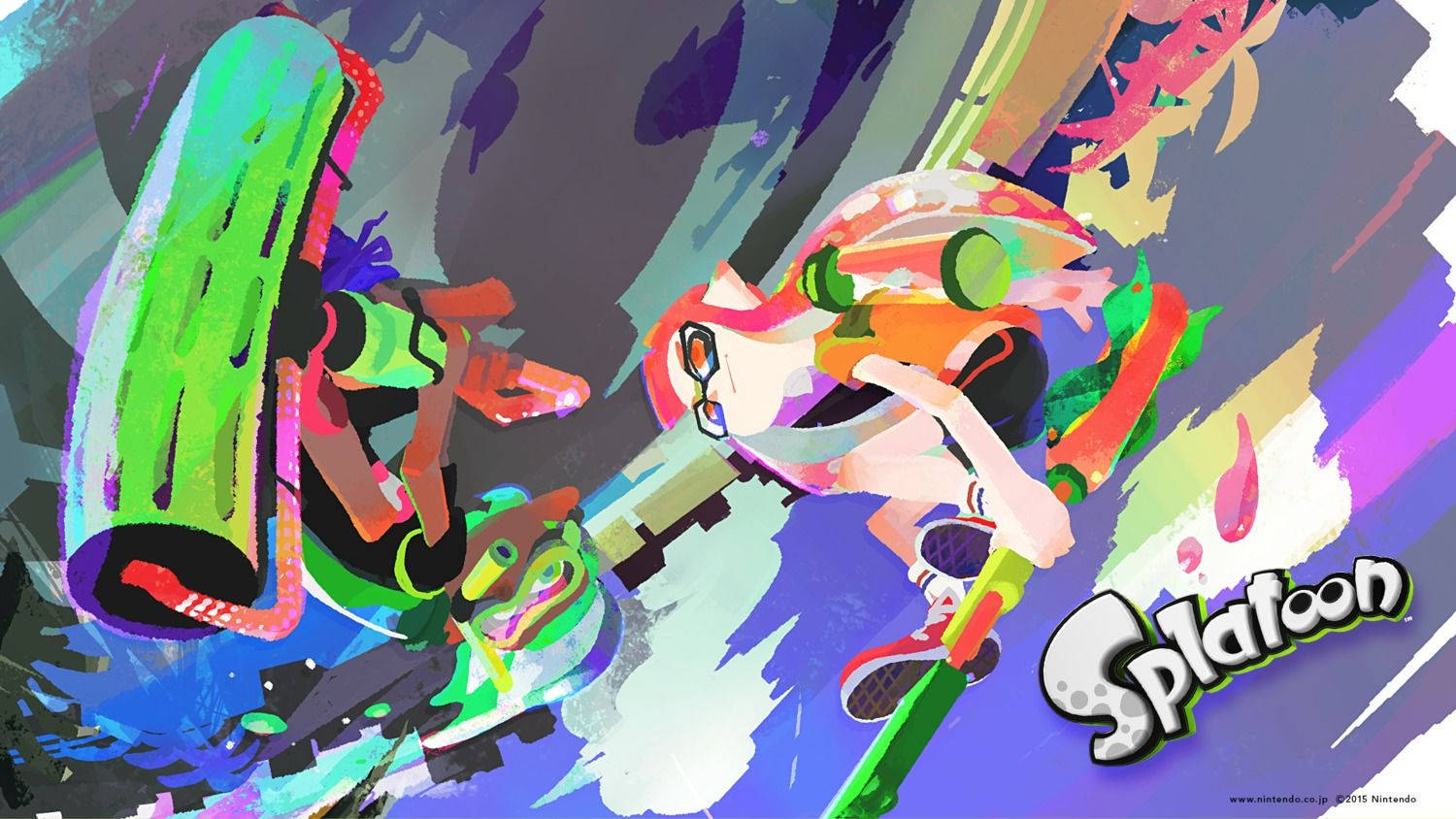 Nintendo Splatoon Kunst Tapet Wallpaper