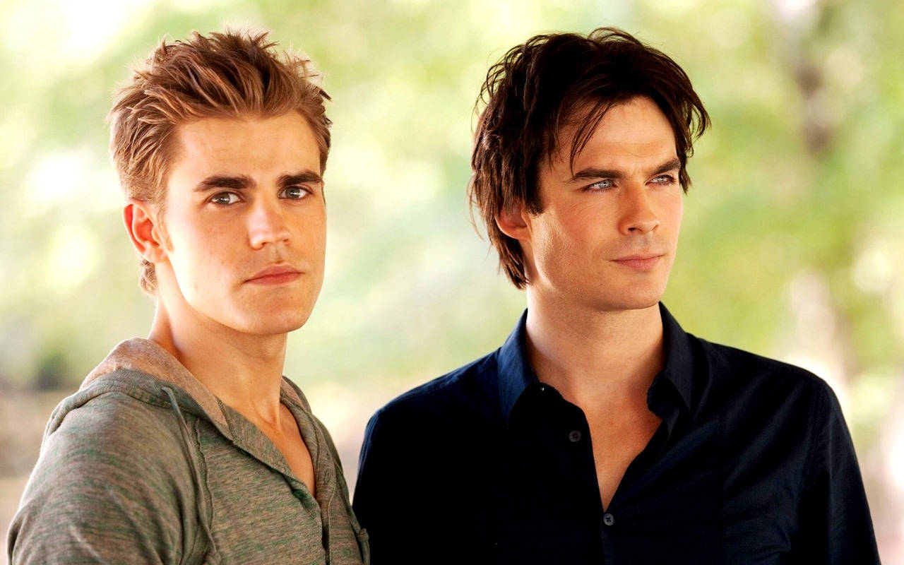 Stefansalvatore Und Damon Wallpaper