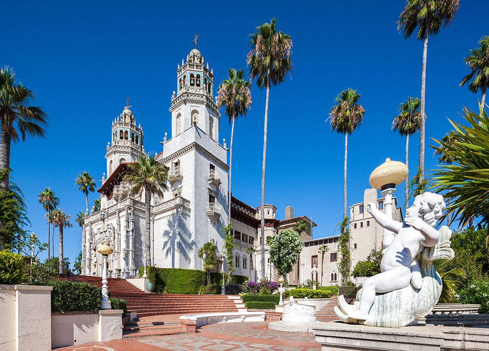 Hearst Castle's Esplanade Bakgrunnsbildet