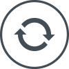 Renew Renew dark grey icon