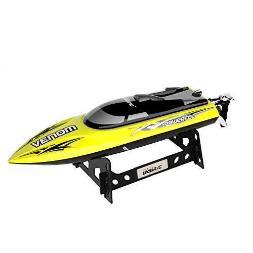 USA Toyz UDI001 Venom Remote Control Boat: for Pool & Outdoor Use– RC Racing Boat with Remote Control; Force1 High-Speed Series RC Boats for Adults & Kids + Bonus Battery (Limited Edition Yellow) USA Toyz UDI001 Venom Remote Control Boat: for Pool & Outdoor Use– RC Racing Boat with Remote Control; Force1 High-Speed Series RC Boats for Adults & Kids + Bonus Battery (Limited Edition Yellow)