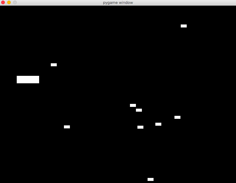 Pygame window