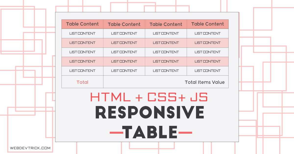 css responsive table css responsive table