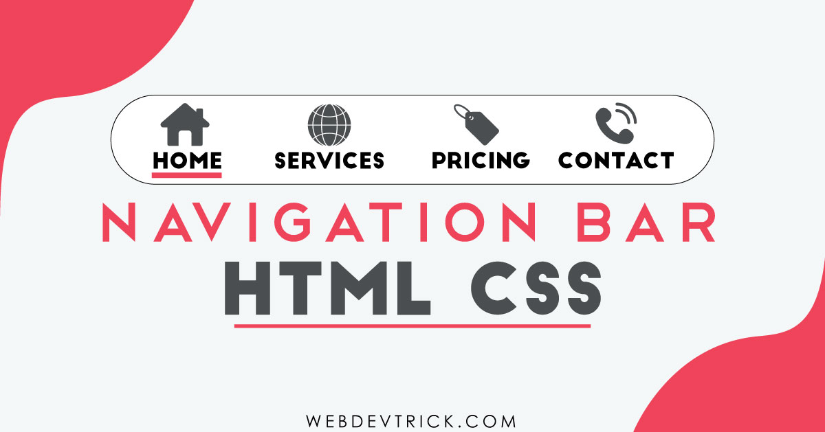 html css navigation bar html css navigation bar