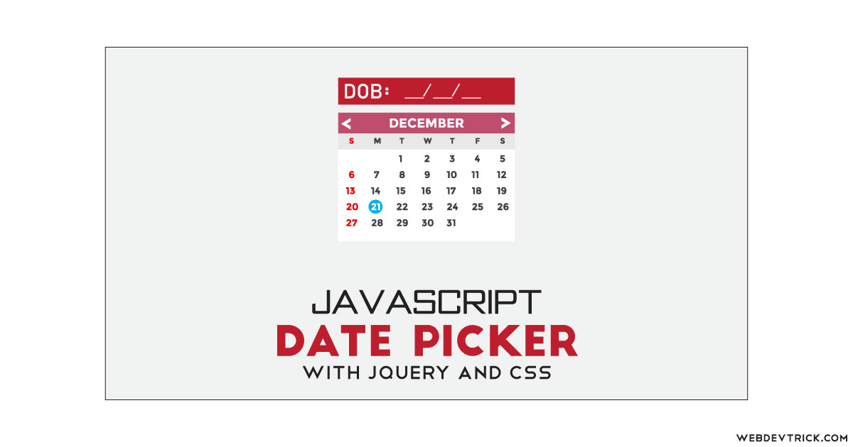 javascript datepicker javascript datepicker