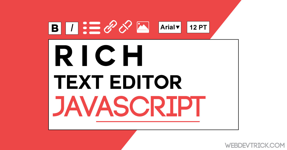javascript rich text editor javascript rich text editor