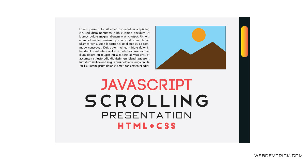 javascript scrolling presentation html css javascript scrolling presentation html css