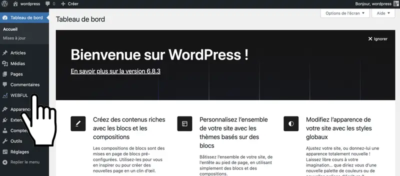 Webful Menu