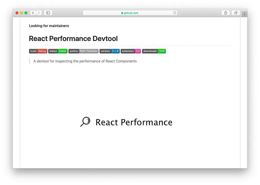 React Performance Devtool