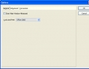 Options Window