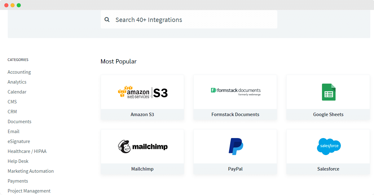 use Formstack with Elementor