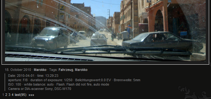 The WordPress Exif-Meta-Datas