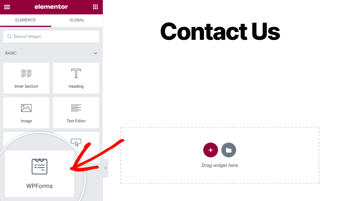 Use the WPForms Widget in Elementor - WPForms Use the WPForms widget in Elementor
