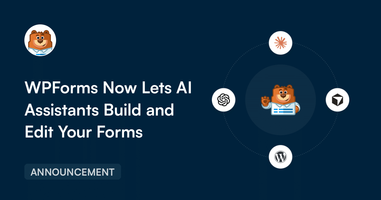 WPForms Now Lets AI Assistants Build and Edit Your Forms
