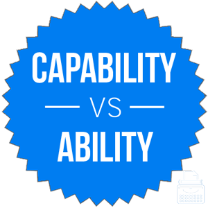 capability versus ability 