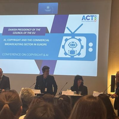 ACT speaks at the Danish Presidency Conference on Copyright and Artificial Intelligence
