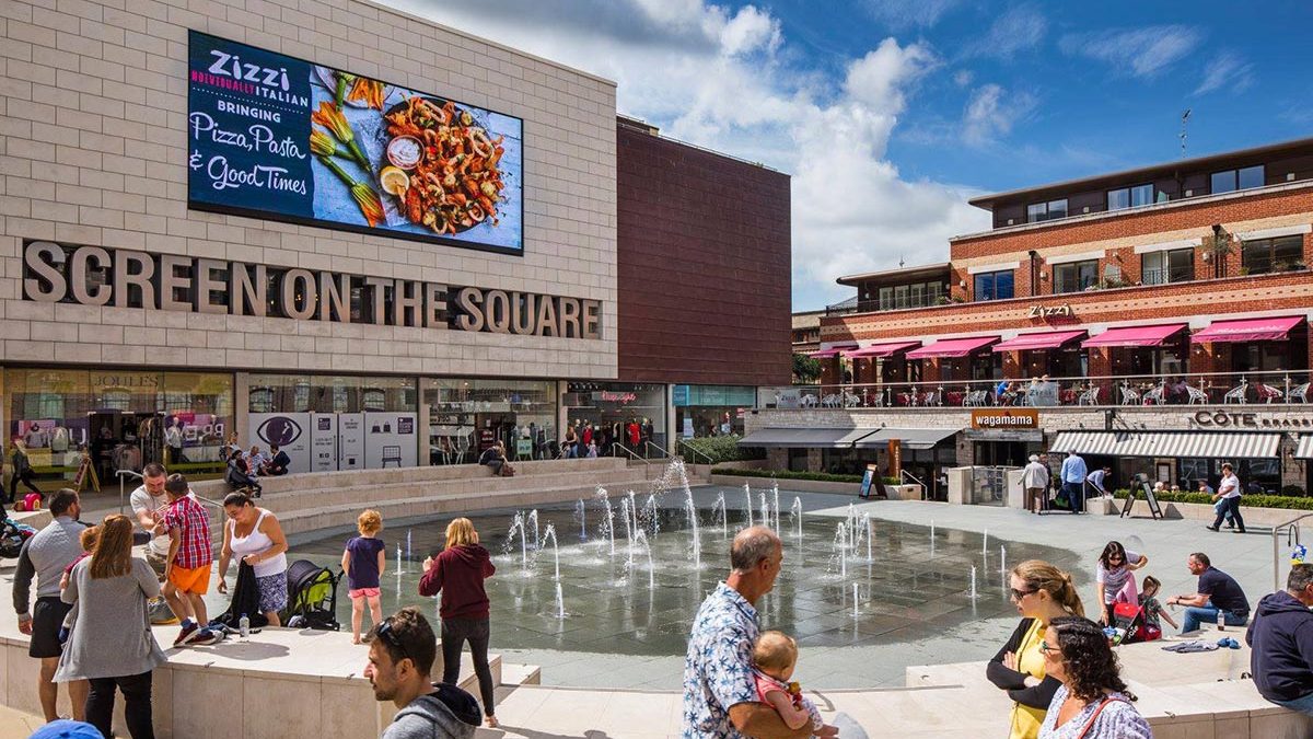 Brewery Square DOOH Large Outdoor LED Screen