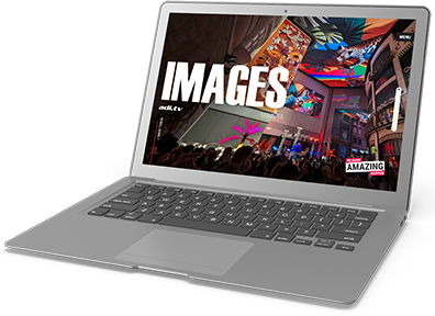 Images Magazine digital Edition on a laptop computer