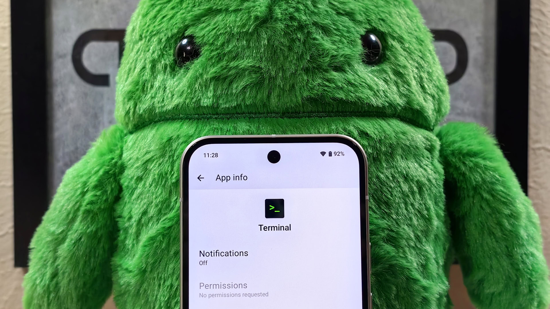 Linux Terminal app on a Google Pixel 9 Linux Terminal app on a Google Pixel 9